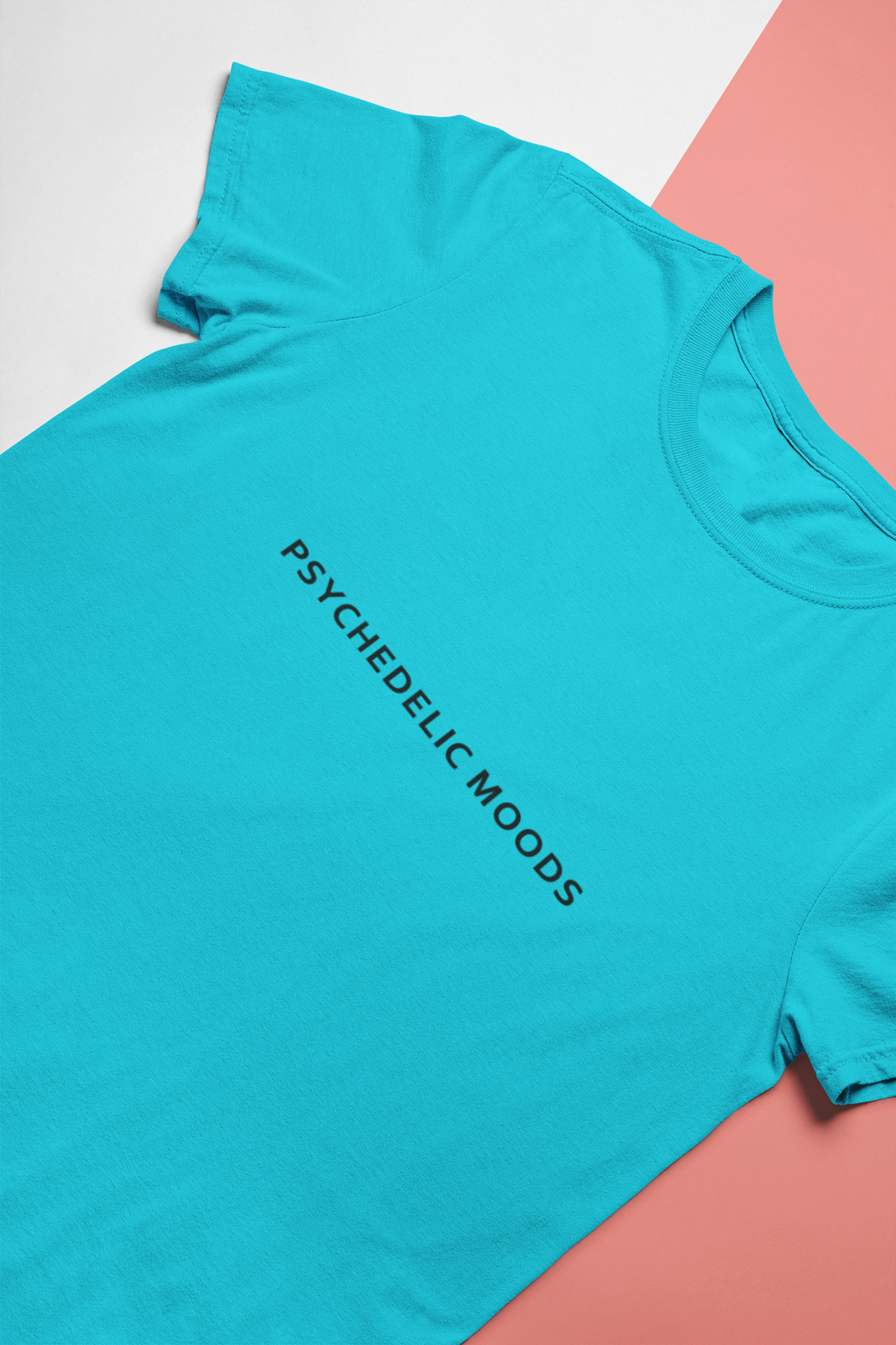 Psychedelic Moods Minimal Mens Half Sleeves T-shirt- KidsFashionVilla