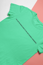 Load image into Gallery viewer, I Am A Better Person When I Am Tan And Holding A Margarita Women Half Sleeves T-shirt- KidsFashionVilla
