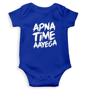 Apna Time Aayega Rompers for Baby Boy - FunkyTradition FunkyTradition