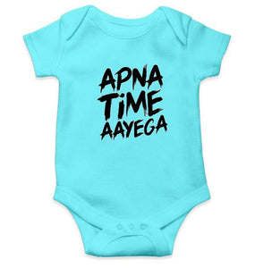 Apna Time Aayega Rompers for Baby Boy - FunkyTradition FunkyTradition