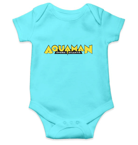 Aqua Man Rompers for Baby Boy- FunkyTradition FunkyTradition