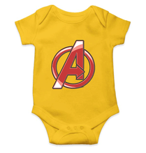 Load image into Gallery viewer, Avenger Logo Rompers for Baby Boy- FunkyTradition FunkyTradition
