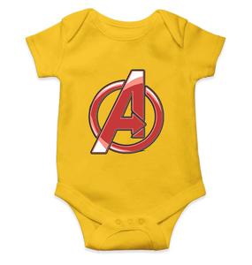 Avenger Logo Rompers for Baby Boy- FunkyTradition FunkyTradition