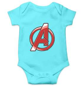 Avenger Logo Rompers for Baby Boy- FunkyTradition FunkyTradition