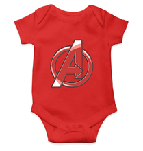 Load image into Gallery viewer, Avenger Logo Rompers for Baby Boy- FunkyTradition FunkyTradition

