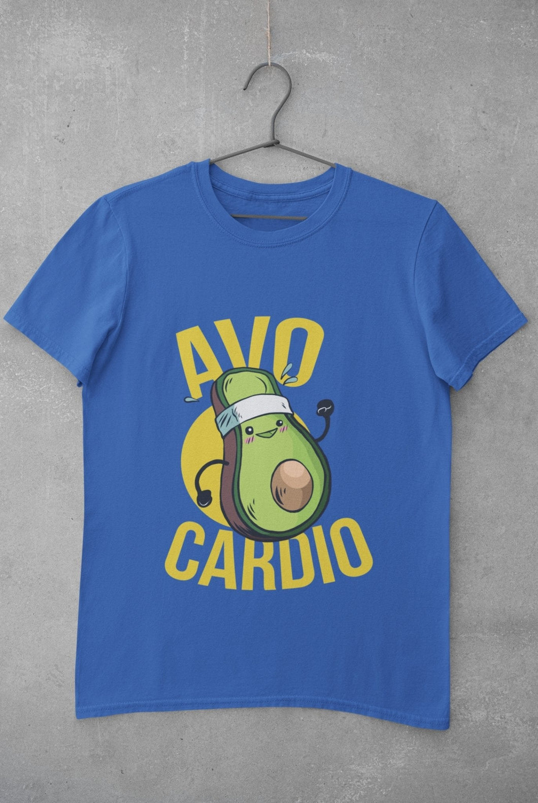 Avo Cardio Mens Half Sleeves T-shirt- FunkyTeesClub - Funky Tees Club