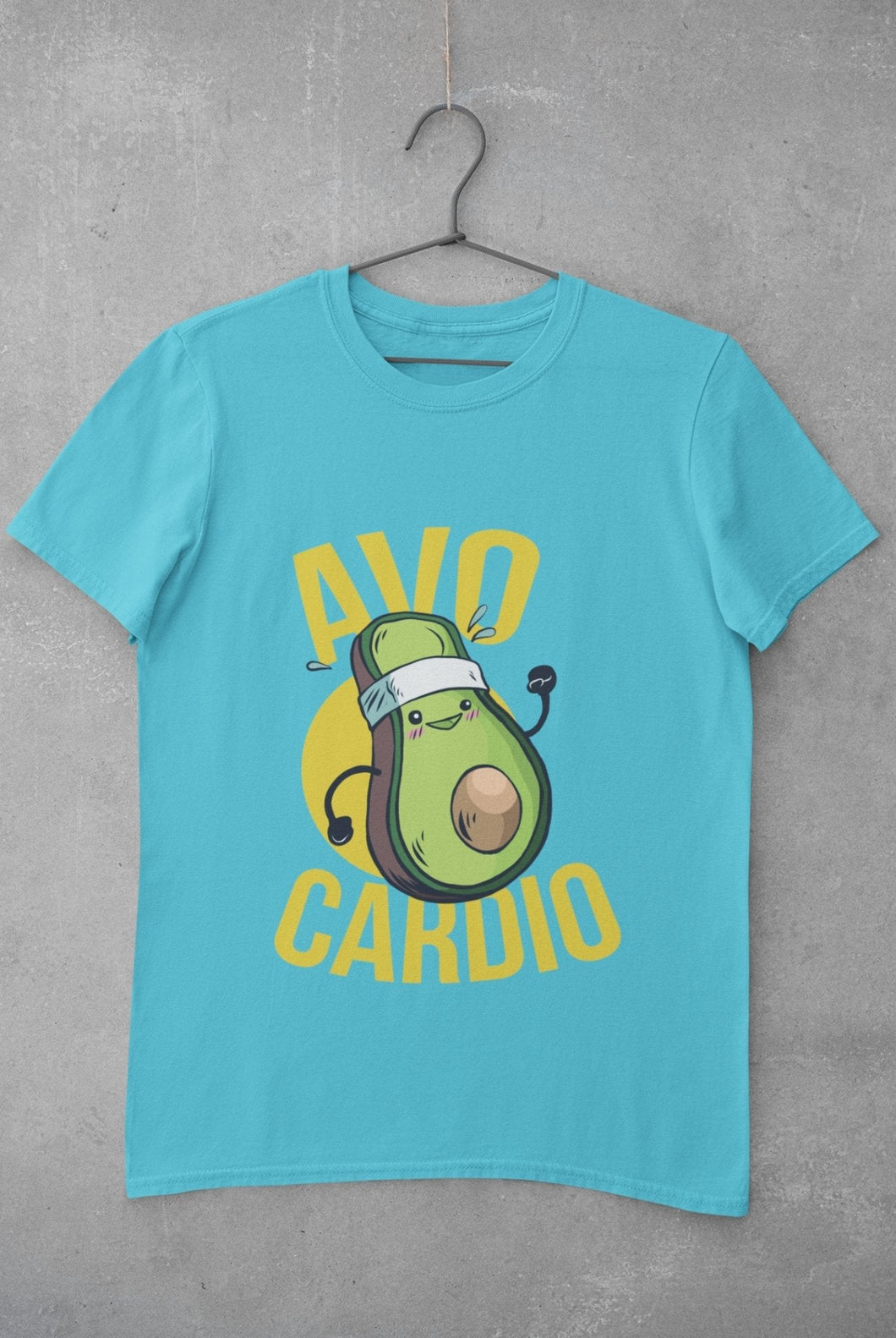 Avo Cardio Mens Half Sleeves T-shirt- FunkyTeesClub - Funky Tees Club