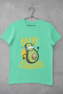 Avo Cardio Women Half Sleeves T-shirt- FunkyTeesClub - Funky Tees Club