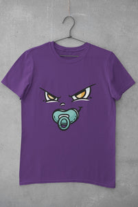 Baby Face Mens Half Sleeves T-shirt- FunkyTeesClub - Funky Tees Club