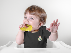Real Madrid Black Rompers for Baby Girl - KidsFashionVilla