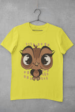 Load image into Gallery viewer, Baby Owl Mens Half Sleeves T-shirt- FunkyTeesClub - Funky Tees Club
