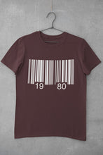 Load image into Gallery viewer, Bar Code Birthday Women Half Sleeves T-shirt- FunkyTeesClub - Funky Tees Club
