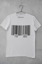 Load image into Gallery viewer, Bar Code Birthday Women Half Sleeves T-shirt- FunkyTeesClub - Funky Tees Club
