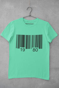 Bar Code Birthday Women Half Sleeves T-shirt- FunkyTeesClub - Funky Tees Club