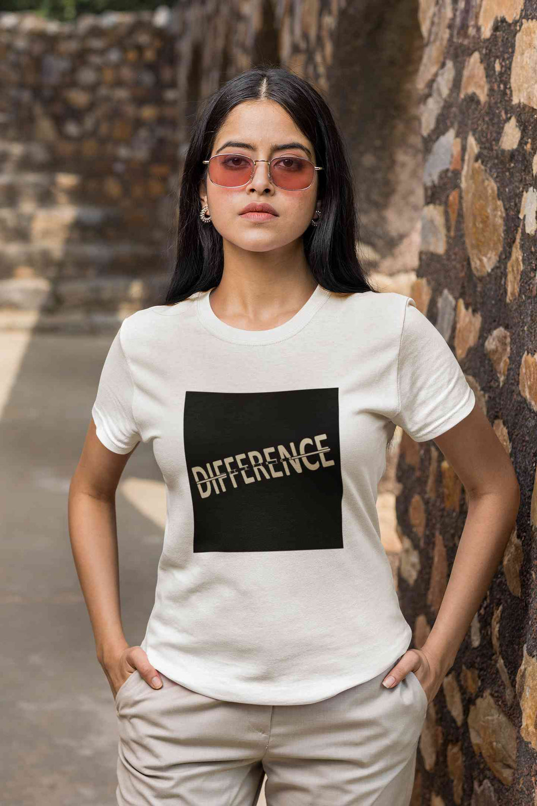Difference Of Opinion Women Half Sleeves T-shirt- KidsFashionVilla