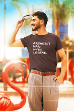 Load image into Gallery viewer, Architect Man Myth Legend Architect Profession Mens Half Sleeves T-shirt- KidsFashionVilla
