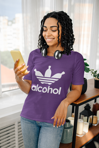 Alcohol Women Half Sleeves T-shirt- KidsFashionVilla