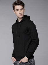 Load image into Gallery viewer, Plain black Hoodie Sweatshirt -KidsFashionVilla
