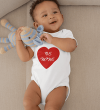 Load image into Gallery viewer, Be Mine Rompers for Baby Boy- FunkyTradition FunkyTradition

