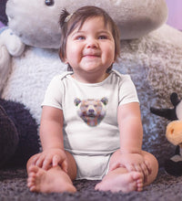 Load image into Gallery viewer, Bear Abstract Abstract Rompers for Baby Girl- FunkyTradition FunkyTradition
