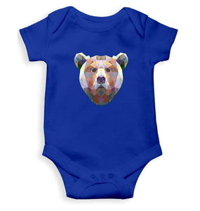Bear Abstract Rompers for Baby Boy- FunkyTradition FunkyTradition