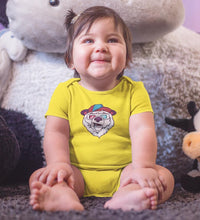 Load image into Gallery viewer, Bear Abstract Rompers for Baby Girl- FunkyTradition FunkyTradition
