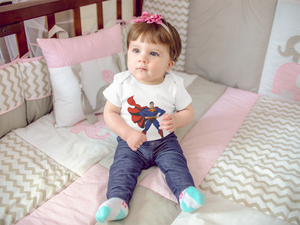 Superhero Cartoon Rompers for Baby Girl- KidsFashionVilla