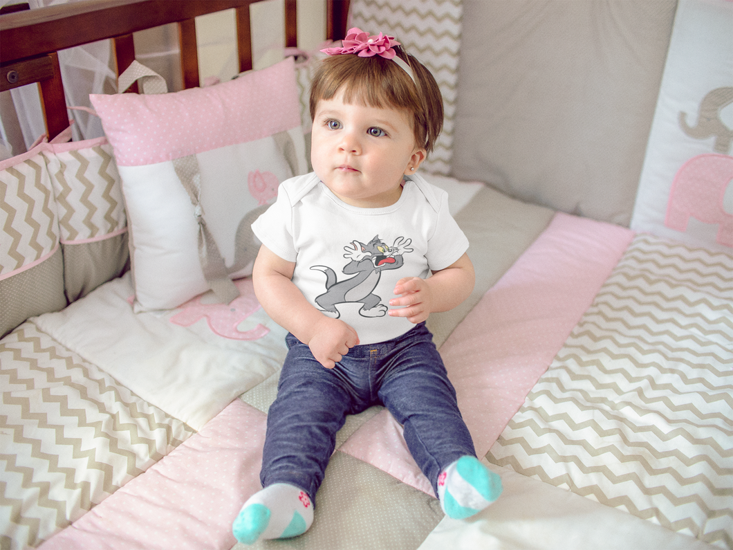 Cute Cartoon Rompers for Baby Girl- KidsFashionVilla
