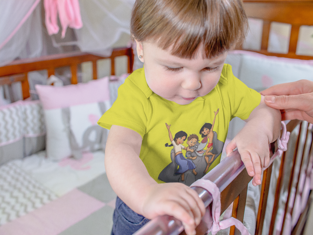 Cute Cartoon Rompers for Baby Girl- KidsFashionVilla