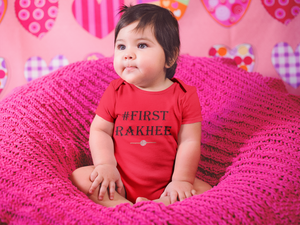 First Rakhee Rompers for Baby Girl - KidsFashionVilla
