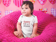 Load image into Gallery viewer, Sassy Like My Masi Rompers for Baby Girl- KidsFashionVilla
