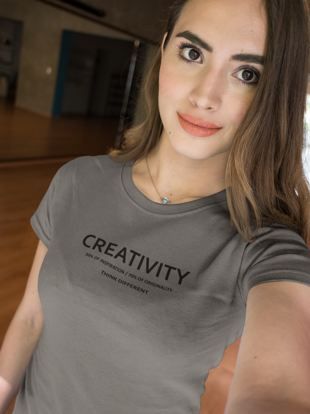Creativity Quotes Women Half Sleeves T-shirt- KidsFashionVilla