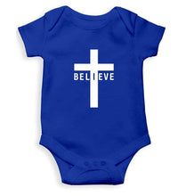 Load image into Gallery viewer, Believe Jesus Rompers for Baby Boy- FunkyTradition FunkyTradition
