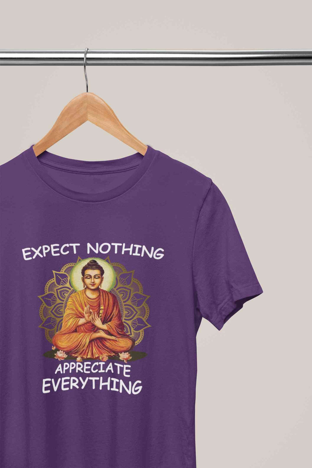 Appreciate Everything Yoga Mens Half Sleeves T-shirt- KidsFashionVilla