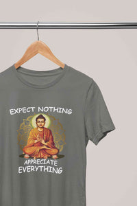 Appreciate Everything Yoga Mens Half Sleeves T-shirt- KidsFashionVilla