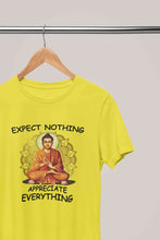 Load image into Gallery viewer, Appreciate Everything Yoga Mens Half Sleeves T-shirt- KidsFashionVilla
