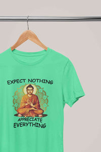 Appreciate Everything Yoga Mens Half Sleeves T-shirt- KidsFashionVilla