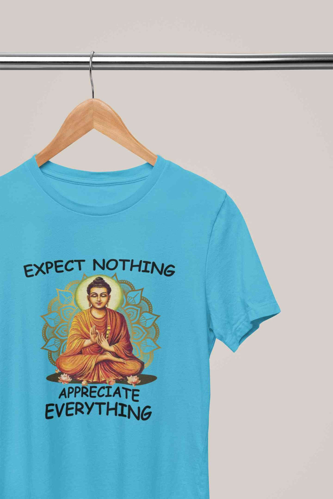 Appreciate Everything Yoga Mens Half Sleeves T-shirt- KidsFashionVilla