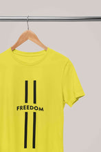 Load image into Gallery viewer, Strip Freedom Mens Half Sleeves T-shirt- KidsFashionVilla

