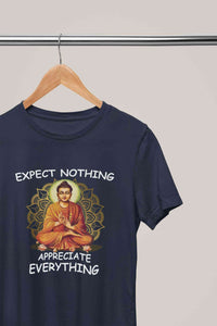 Appreciate Everything Yoga Mens Half Sleeves T-shirt- KidsFashionVilla