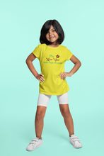 Load image into Gallery viewer, First New Year With Mamma Papa Half Sleeves T-Shirt For Girls -KidsFashionVilla
