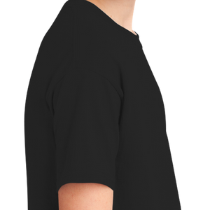 Boy Plain Black T-Shirt-KidsFashionVilla