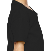 Load image into Gallery viewer, Girl Plain Black T-shirt-KidsFashionVilla
