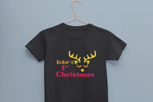 Load image into Gallery viewer, Customized Name First Christmas Half Sleeves T-Shirt for Boy-KidsFashionVilla
