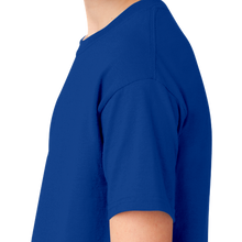 Load image into Gallery viewer, Boy Plain Royal Blue T-Shirt-KidsFashionVilla

