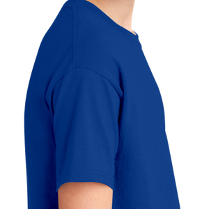 Boy Plain Royal Blue T-Shirt-KidsFashionVilla