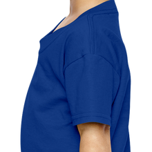 Load image into Gallery viewer, Girl Plain Royal Blue T-shirt -KidsFashionVilla
