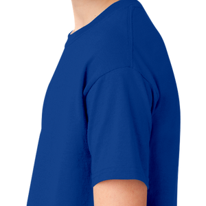 Boy Plain Royal Blue T-Shirt-KidsFashionVilla