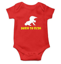 Load image into Gallery viewer, Born To Ride Rompers for Baby Girl- FunkyTradition FunkyTradition
