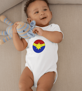 Captain Marvel Rompers for Baby Boy - FunkyTradition FunkyTradition